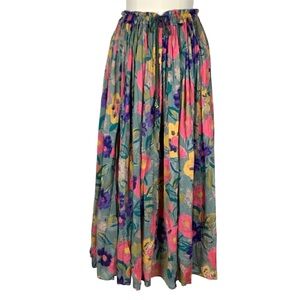Indian Cotton Gauze Broom Skirt ONE SIZE